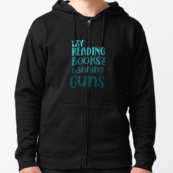 Item preview, Try Reading Books And Banning Guns Blue Trendy designed and sold by RihabPrint.