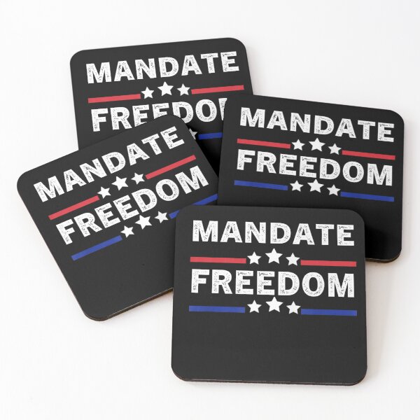 Item preview, Mandate Freedom  American Flag Support medical freedom  designed and sold by Donatella10xx.