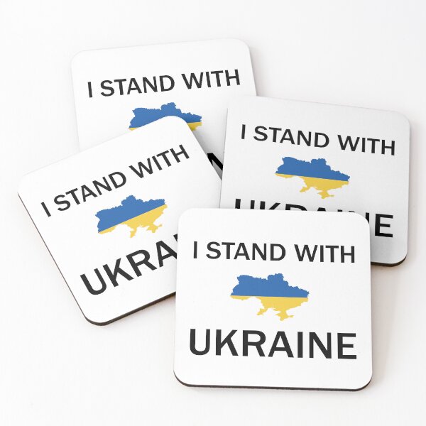 Item preview, I Stand With Ukraine Support Ukraine designed and sold by RunawaySteph.