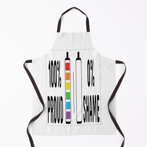 Item preview, One Hundred Percent Proud - Zero Percent Shame - Gay Pride designed and sold by MauveMoves.