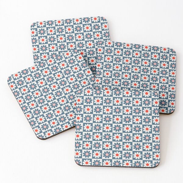 Item preview, Checkered with flowers designed and sold by IlustraDeni.