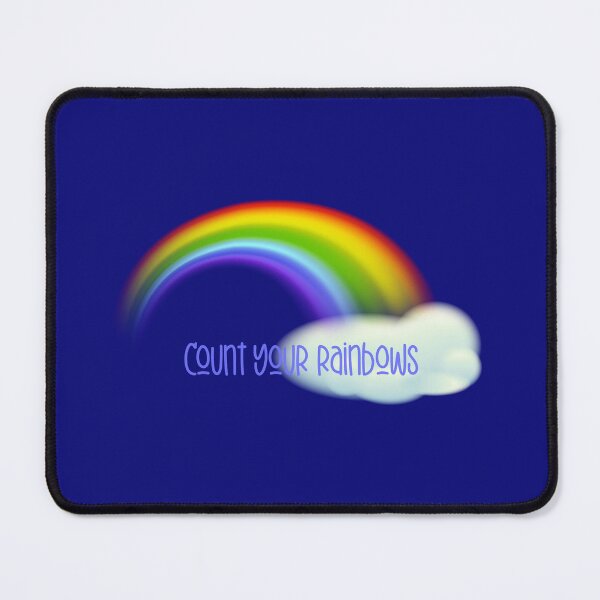 Item preview, Count Your Rainbows! (on Navy Blue) designed and sold by PawsitiveMum.