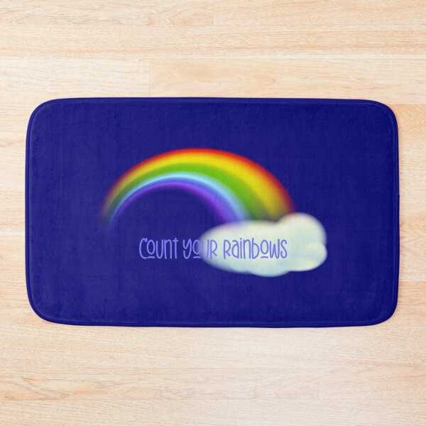 Item preview, Count Your Rainbows! (on Navy Blue) designed and sold by PawsitiveMum.