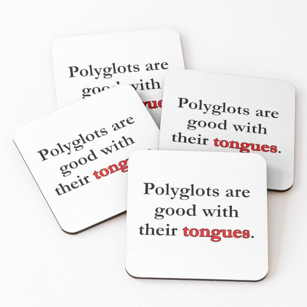 Item preview, Polyglots are Good with Their Tongues (red) designed and sold by WillDoo.