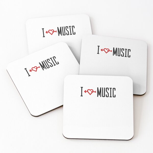 Item preview, I LOVE MUSIC Graphic  designed and sold by PeekaPeekaBoom.