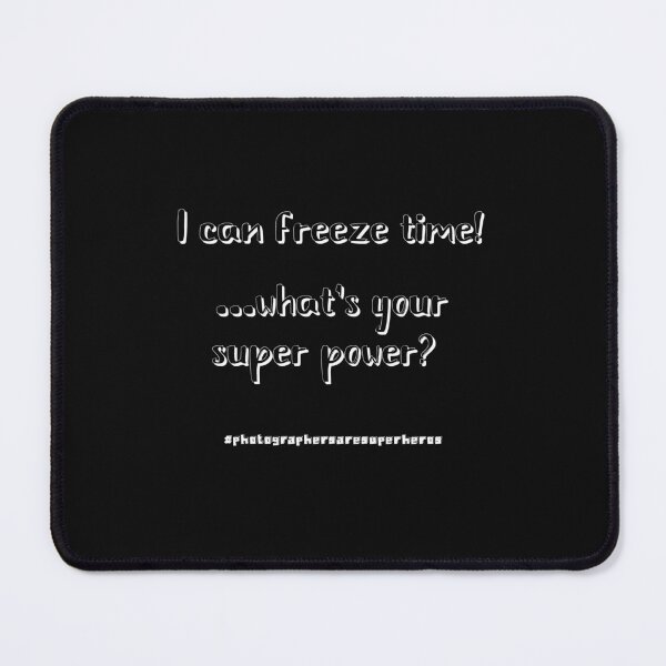 Item preview, Freeze time (in White) designed and sold by ianlewer.