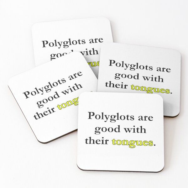 Item preview, Polyglots are Good with Their Tongues (yellow) designed and sold by WillDoo.