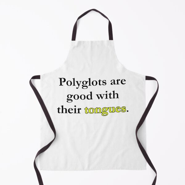 Item preview, Polyglots are Good with Their Tongues (yellow) designed and sold by WillDoo.