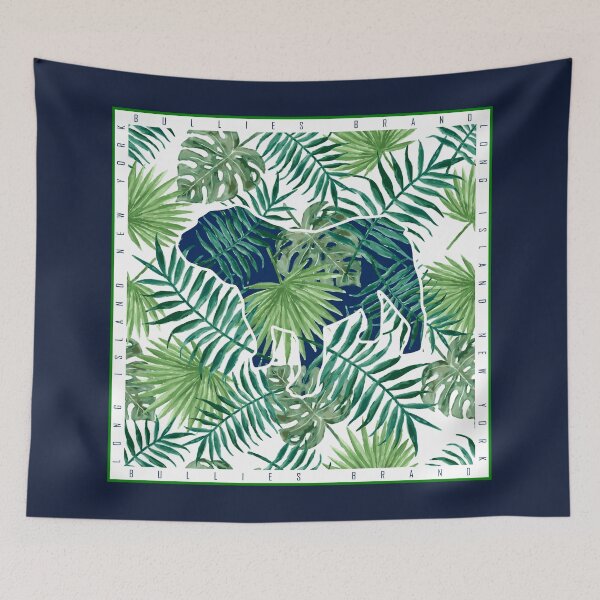 Item preview, Green Leaf Bullie (Navy) designed and sold by Ty Turpin.