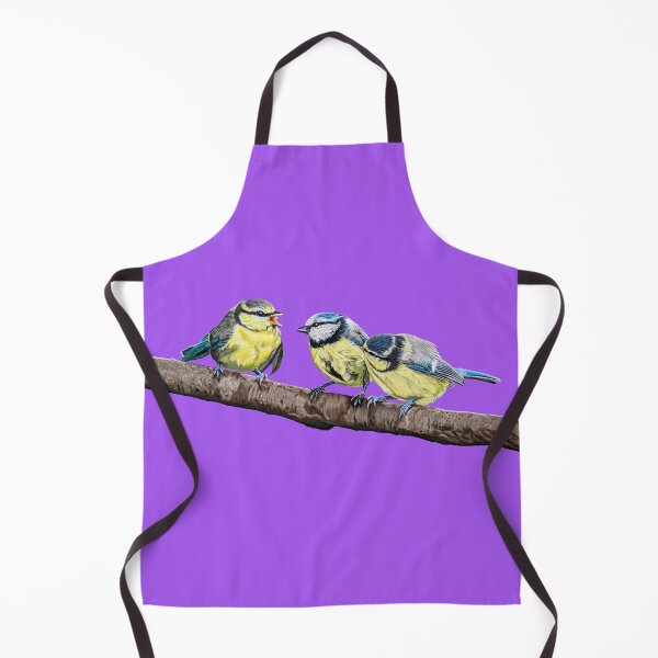 Item preview, Blue Tits sitting on a branch - twittering birds designed and sold by IslesArt.