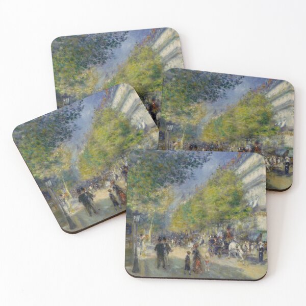 Item preview, The Grands Boulevards by Renoir designed and sold by TheSoulOfArt.