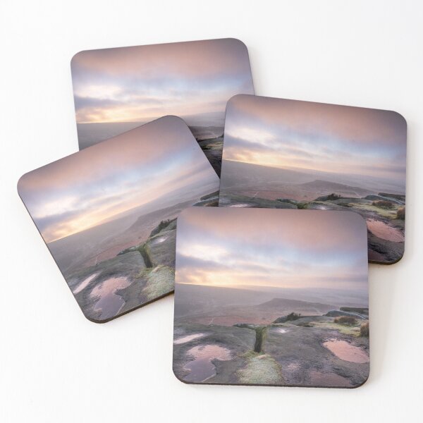 Item preview, Cold Misty Sunrise on Higger Tor designed and sold by Lenscraft by Robin Whalley.
