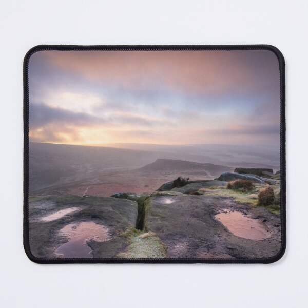 Item preview, Cold Misty Sunrise on Higger Tor designed and sold by Lenscraft by Robin Whalley.
