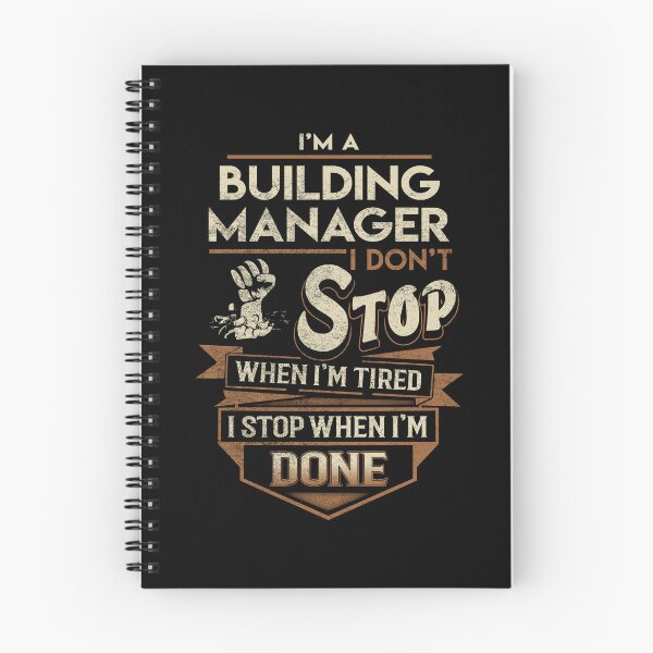 Item preview, Building Manager T Shirt - I Stop When Done Job Gift Item Tee designed and sold by natalinedk.