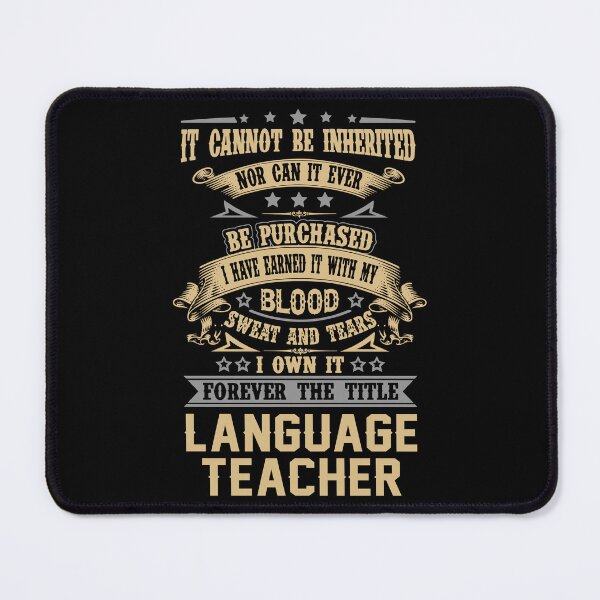 Item preview, Language Teacher T Shirt - Forever The Title Job Gift Item Tee designed and sold by celiagomez456.