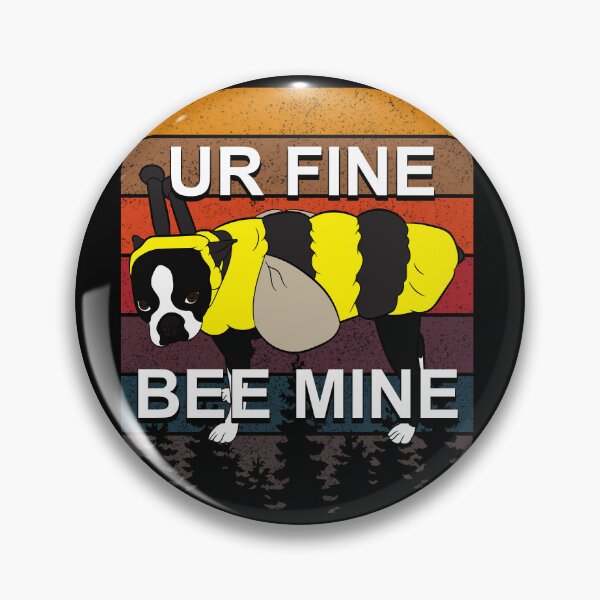 Item preview, Ur fine bee mine pug lover artistic retro sunset distressed design  designed and sold by SamRVstore.