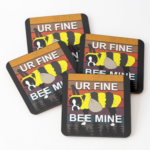 Item preview, Ur fine bee mine pug lover artistic retro sunset distressed design  designed and sold by SamRVstore.