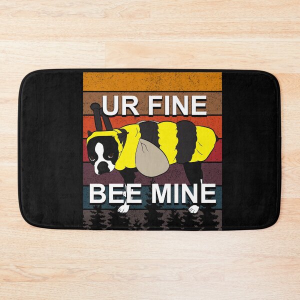 Item preview, Ur fine bee mine pug lover artistic retro sunset distressed design  designed and sold by SamRVstore.