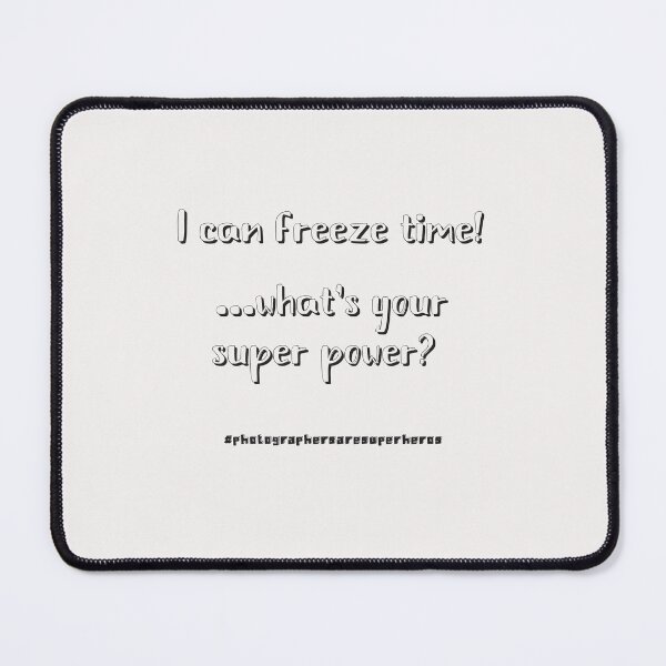 Item preview, Freeze time (in Black) designed and sold by ianlewer.