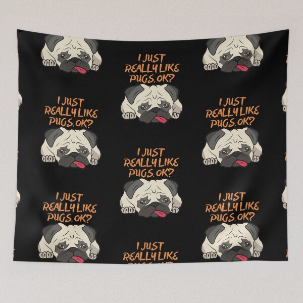 Item preview, I just really like pugs, ok? t-shirt designed and sold by Dailyanimal.