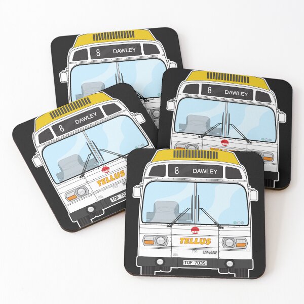 Item preview,  Tellus Midland Red North Leyland National mk1 703 TOF703S Retro Illustration designed and sold by BFXIII.
