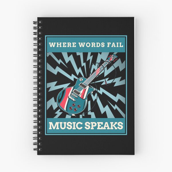 Item preview, Where words fail music speaks guitar designed and sold by PacePoint.