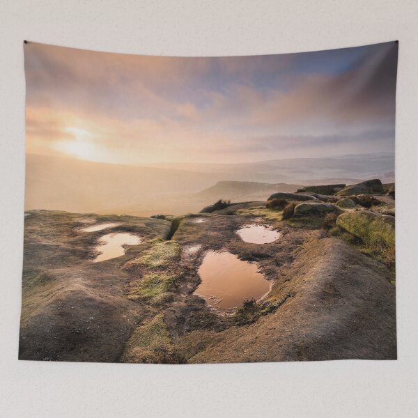 Item preview, Misty Sunrise on a Frozen Higger Tor designed and sold by Lenscraft by Robin Whalley.