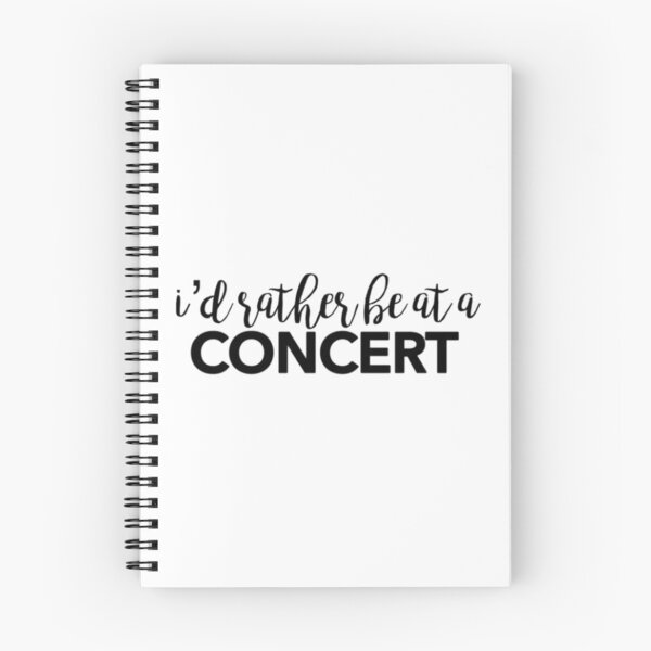Item preview, I_d rather be at a concert design   designed and sold by PeekaPeekaBoom.