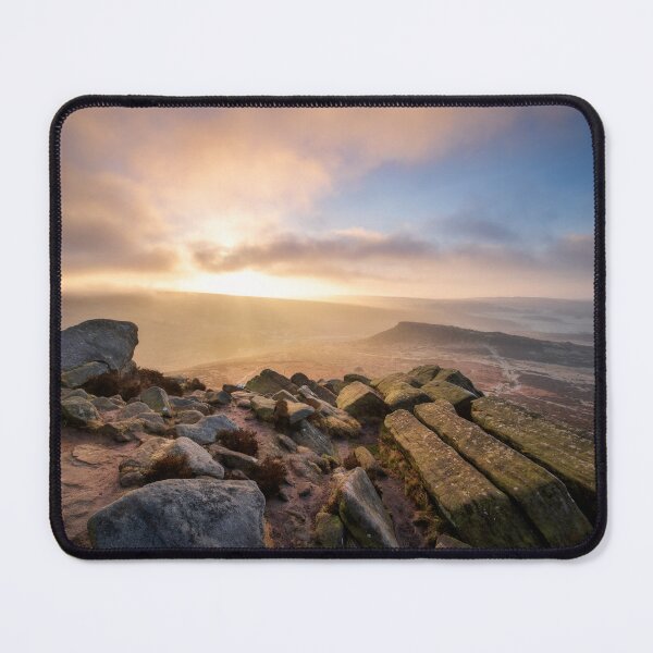 Item preview, Cold Misty Sunrise on Higger Tor designed and sold by Lenscraft by Robin Whalley.