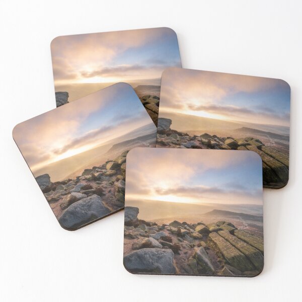 Item preview, Cold Misty Sunrise on Higger Tor designed and sold by Lenscraft by Robin Whalley.