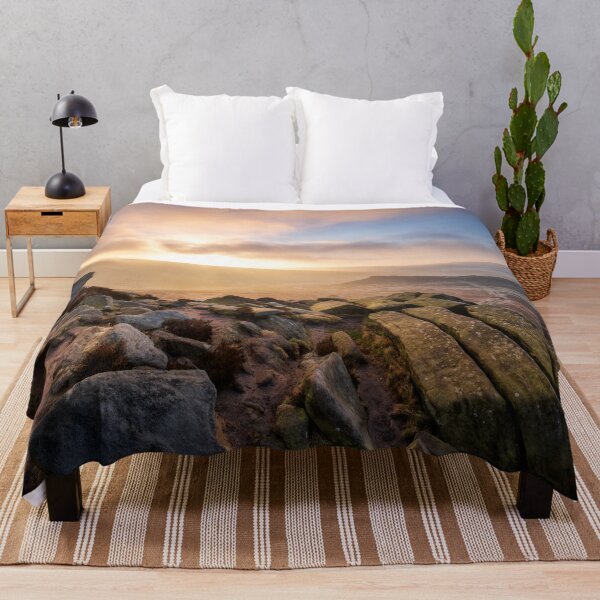 Item preview, Cold Misty Sunrise on Higger Tor designed and sold by Lenscraft by Robin Whalley.