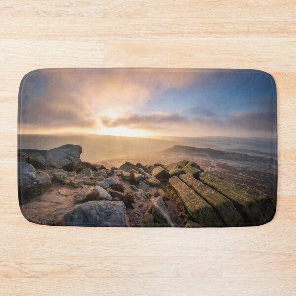 Item preview, Cold Misty Sunrise on Higger Tor designed and sold by Lenscraft by Robin Whalley.