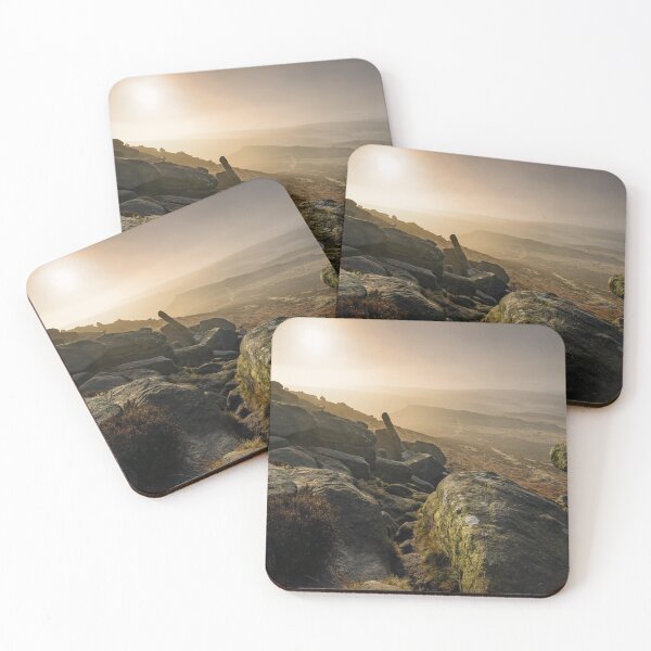 Item preview, Cold Misty Sunrise on Higger Tor designed and sold by Lenscraft by Robin Whalley.