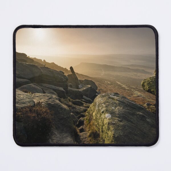 Item preview, Cold Misty Sunrise on Higger Tor designed and sold by Lenscraft by Robin Whalley.
