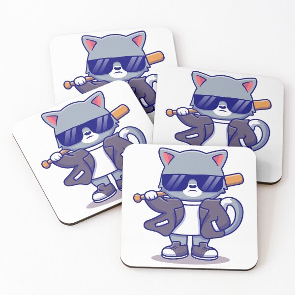 Item preview, A Cat With A Baseball Bat designed and sold by Trend's Here.