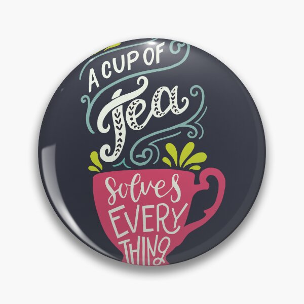 Artikelvorschau, Eine Tasse Tee löst alles entworfen und verkauft von wordseater.