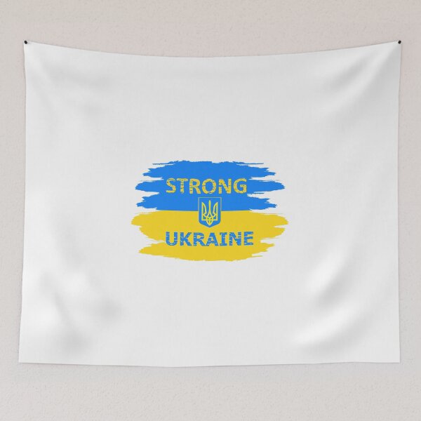 Artikelvorschau, Starke Ukraine, Ukraine-Flagge, Bete für die Ukraine, Freie Ukraine entworfen und verkauft von Tanysl.