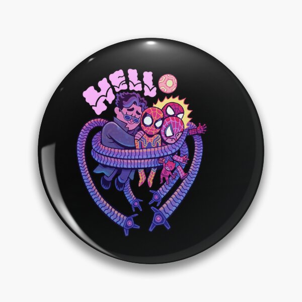 Item preview, Doctor Octopus And The Three Web Shooter Sticker designed and sold by yeseniaval.