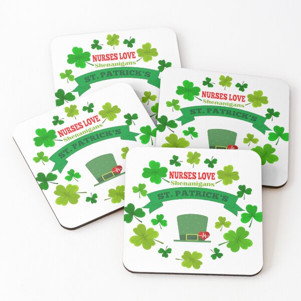 Item preview, Funny Nurses Shenanigans Coordinator St Patricks Day Nurses  designed and sold by Cute Shark.