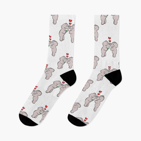 Item preview, Sweet elephants in love - elephant couple - first love - we two! designed and sold by YassOrNope.