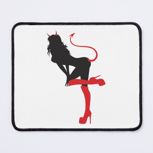 Item preview, Devil Women Red Heels Illustration designed and sold by TopMerchz.