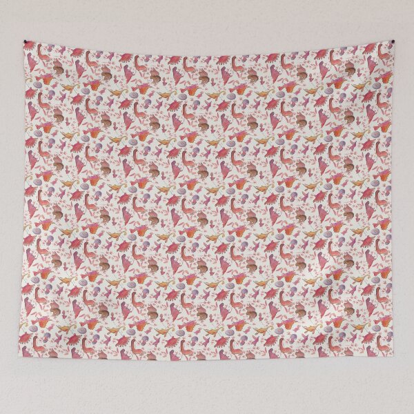 Item preview, Dinosaurs forever! Reds, pinks and purples designed and sold by siskikalla.