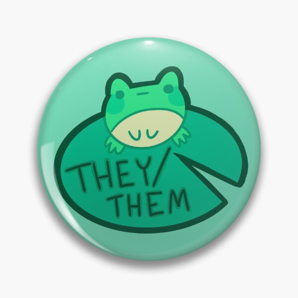 Item preview, They/Them Frog designed and sold by Epoxxalypz.