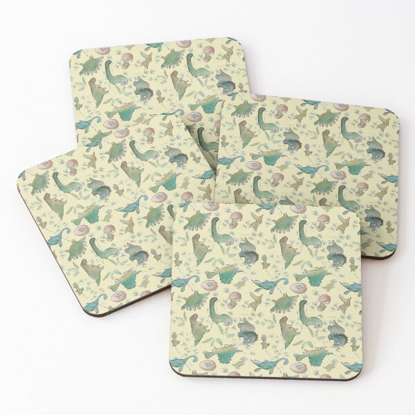 Item preview, Dinosaurs forever! Greens and yellows designed and sold by siskikalla.