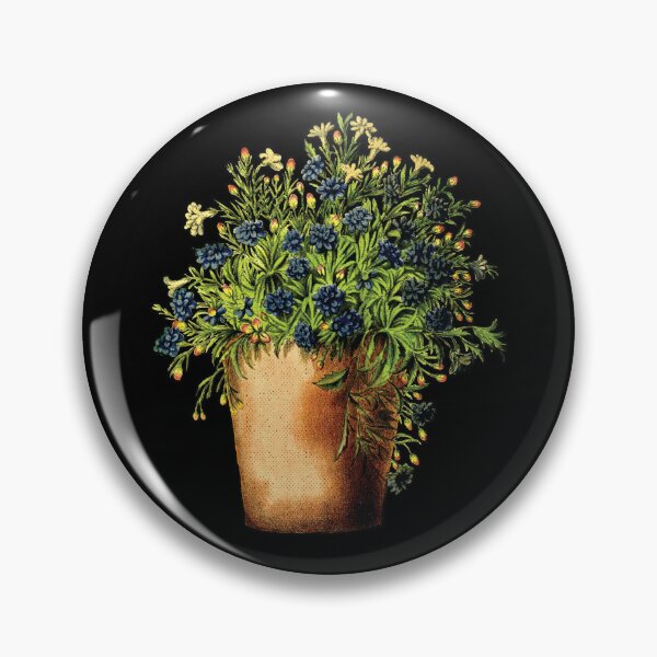 Item preview, Potted Wildflowers | Colorful Artwork |  designed and sold by VintagePlantJoy.