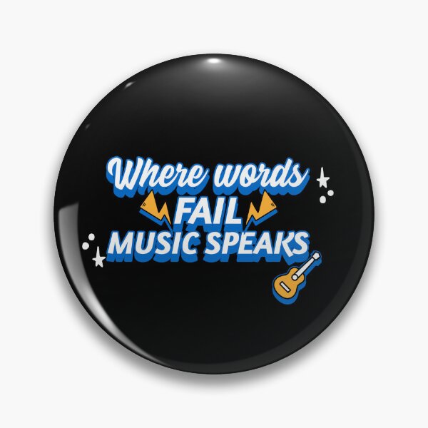 Item preview,  Where words fail music speaks guitar designed and sold by PacePoint.