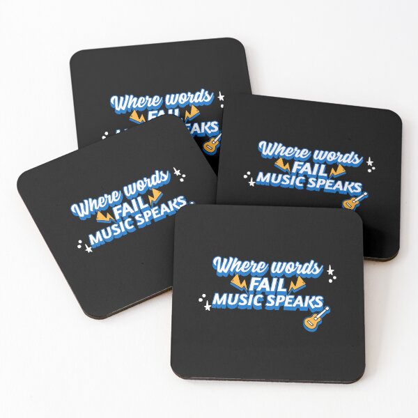 Item preview,  Where words fail music speaks guitar designed and sold by PacePoint.