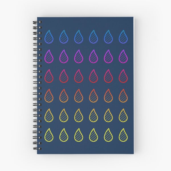 Item preview, Rainbow Gradient Raindrops designed and sold by FussFreeMcGee.