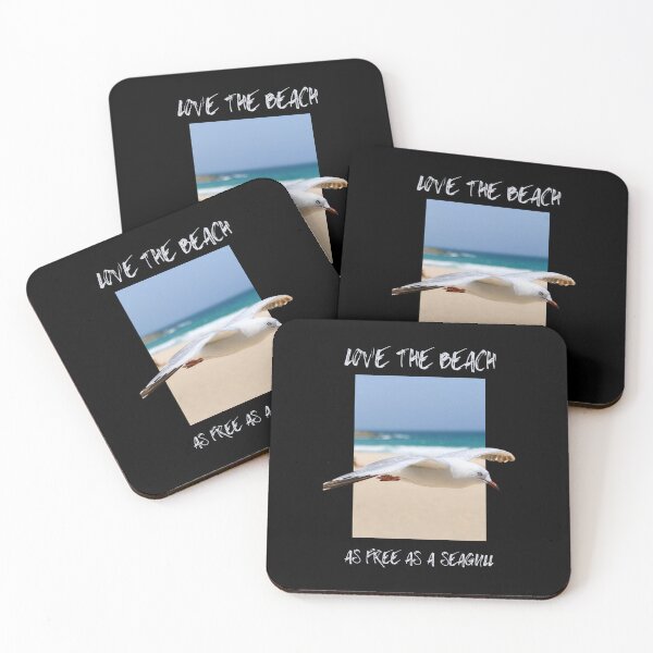 Item preview, Möwe Love the beach as free as a Seagull Strandliebe Maritim Style designed and sold by der-faun.