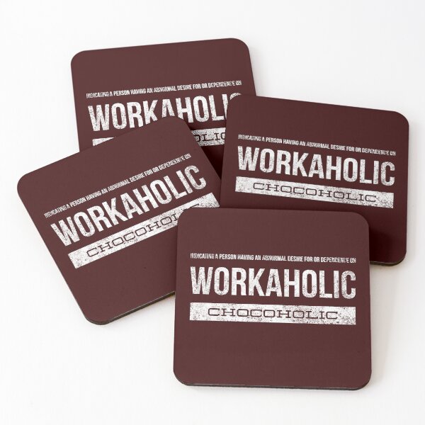Item preview, Workaholic lovers Chocoholic lovers designed and sold by vibeno1.